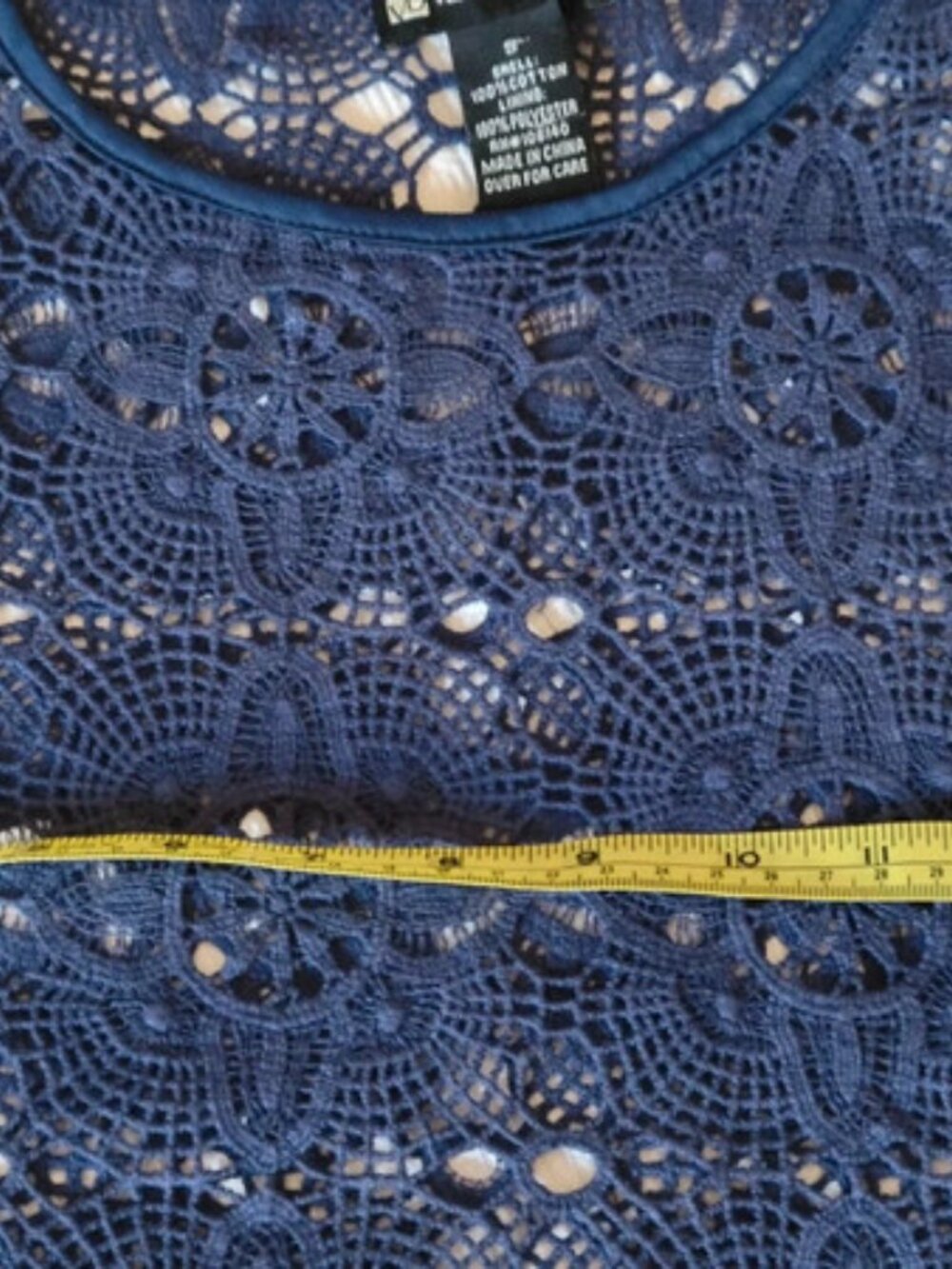 Cotton Lace Top, S - Picture 4 of 7
